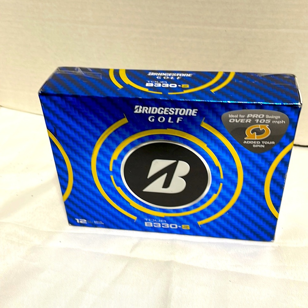 Bridgestone tour B330 S golf Balls ideal for pro swings over 105 mph